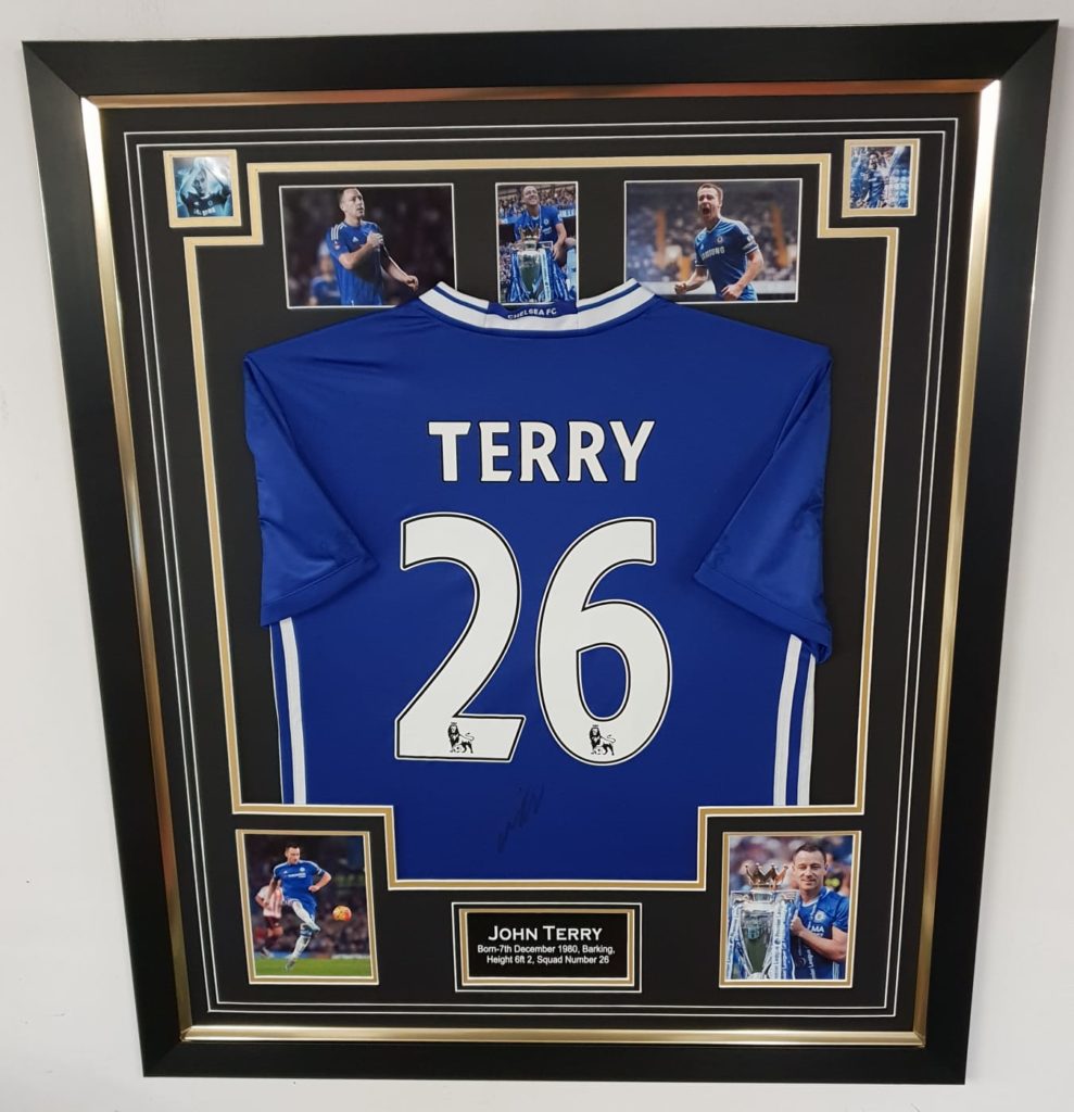 framed chelsea shirt