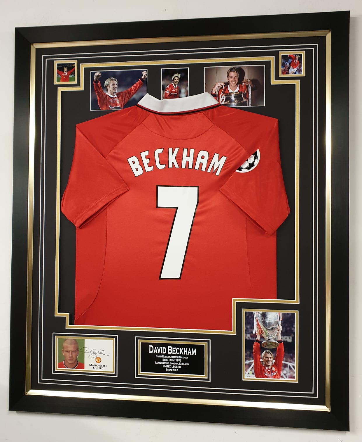 beckham man united jersey