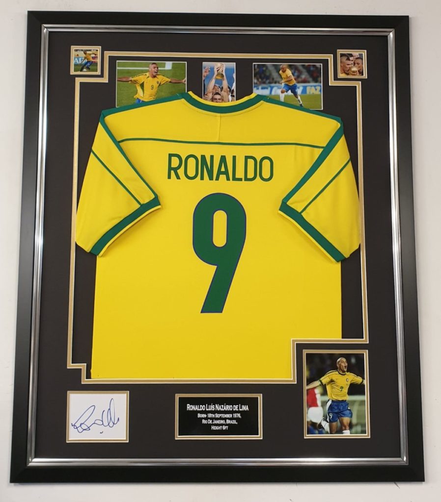 Ronaldo Signature with Brazil Shirt