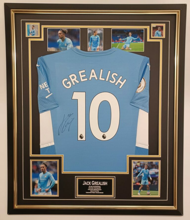 grealish signed shirt